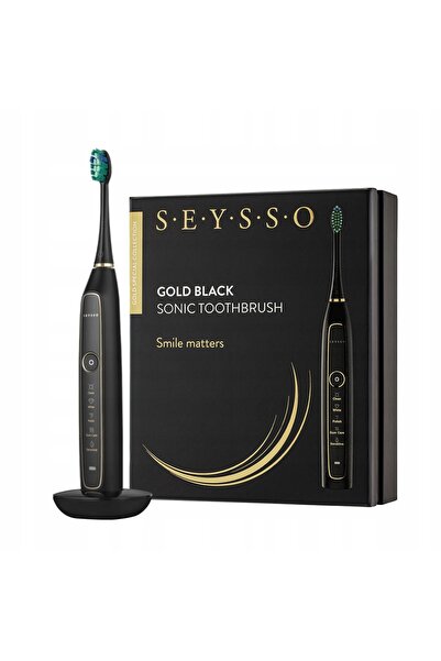 NO BRAND Periuță de dinți sonică SEYSSO Gold Black Special Collection