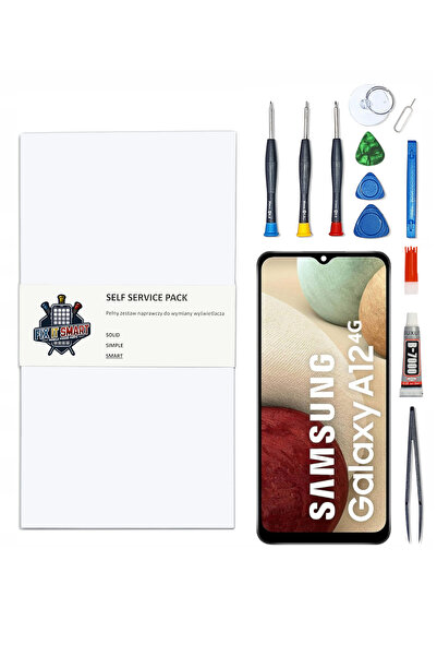 NO BRAND Display pentru Samsung A12 4G + Kit reparație LCD cu ramă Original Zila