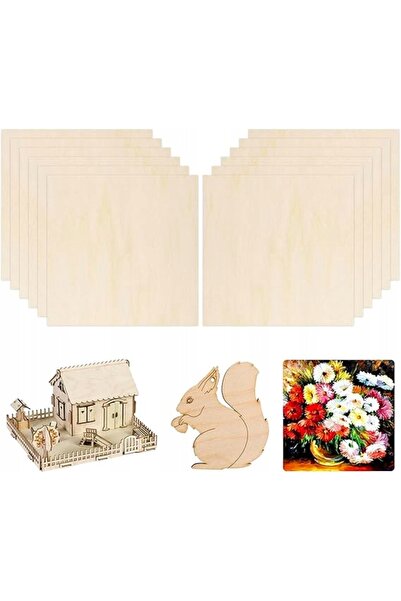 Idealgas Plăci din lemn de balsa, 12 bucăți, pentru proiecte de modelism DIY ...