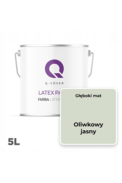 NO BRAND Vopsea lavabilă mată intensă pentru pereți 5L Culoare verde măsliniu...