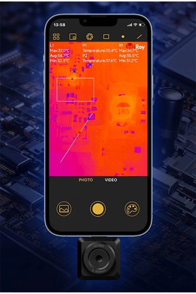 THERMAL MASTER Cameră termică - Pentru telefon USB-C MicroUSB ANDROID T2S Pro