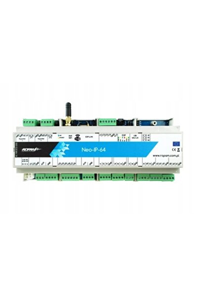 ROPAM Panou de control alarmă WIFI Neo-IP-64, 4 zone, 16-64 intrări, APP, DIN