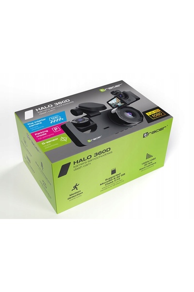 Tracer wideorejestrator cameră auto Halo 360 Dual