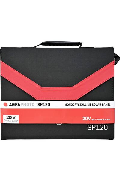 AgfaPhoto Încărcător USB cu panou solar DC 18V 5.4A 36V 2.7A AGFA 300PRO 600P...