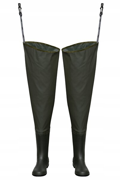 NO BRAND Salopetă de pescuit MIKADO UMW02-44 (mărimea 44) Negru/Verde