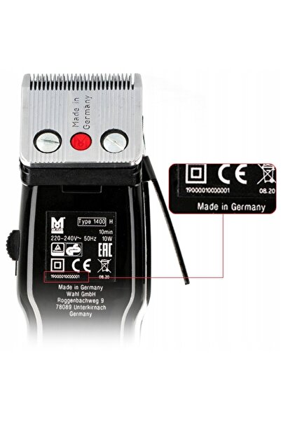 Moser CLIPPER 1400-0087 NEGRU EURO 2 ACCESORII