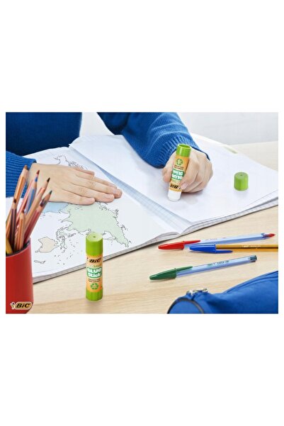 NO BRAND 30 X BIC ECOLUTIONS Baton de lipici școlar 8g lavabil, pentru hârtie
