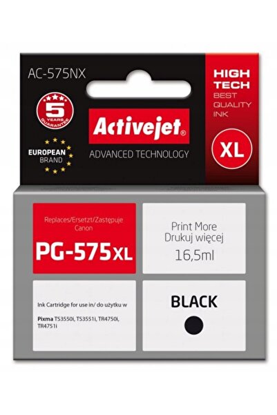 ActiveJet Cerneală pentru Canon PG-575XL Negru 16.5 ml AC-575NX
