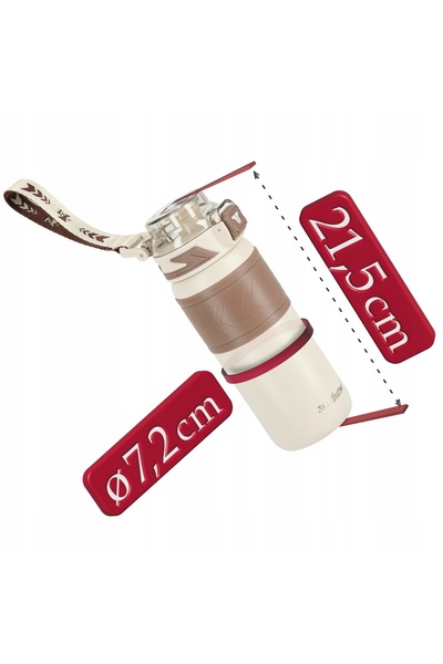 NO BRAND Termos cu gură de scurgere pentru cafea și ceai, etanș, 500ml