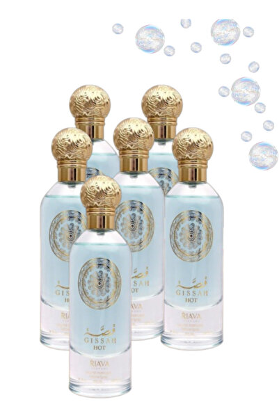 RIAVA PERFUME 6 قطع عطر جيسة هوت بلاك 85 مل