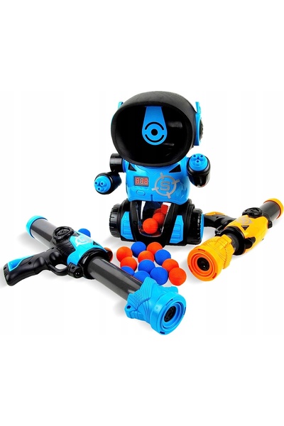 NO BRAND Joc de împușcături HUNGRY ROBOT: Țintă de împușcături + 2 PISTOLE și...