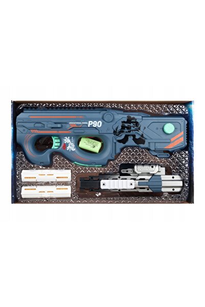 NO BRAND Pistol cu acumulator 60cm Blaster Spațial DISCURI DE TRAGERE discuri...