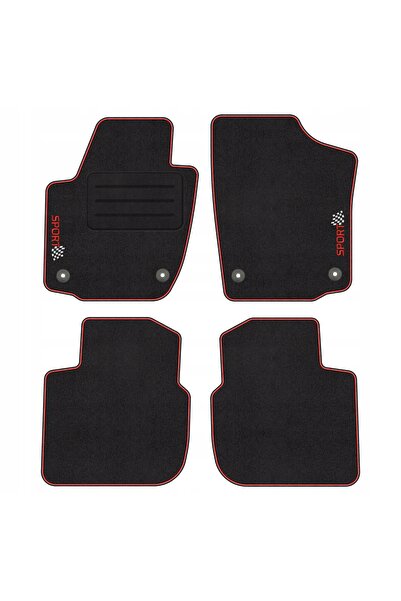 NO BRAND Covor de catifea cu logo SPORT pentru Seat Toledo IV