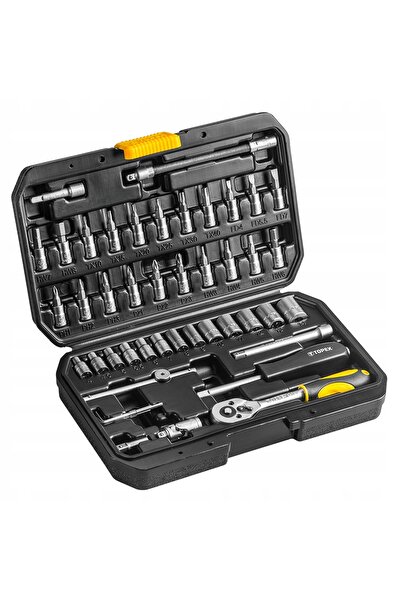 topex Set de chei tubulare de 1/4 " 46 piese Bity Walizka