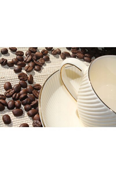 Duo Căni 220 ml 2 buc. Ceașcă de cafea/desert din porțelan, pastel, Ecru Ice ...