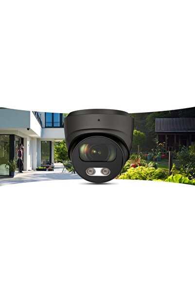 NO BRAND Cameră IP Easycam 8MP PoE ONVIF Full Color IP67 cu Microfon și Detec...