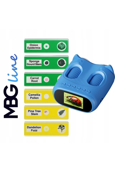 NO BRAND Microscop Digital Binocular pentru Copii, Educativ, 1000x, Set 2 în 1