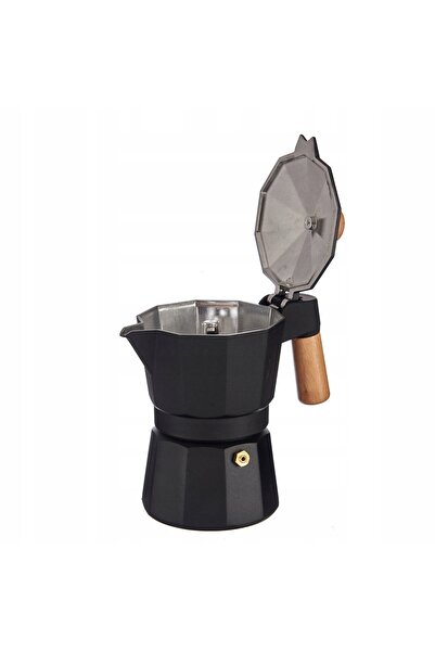 kinvara Cafetieră pentru prepararea cafelei, din aluminiu, 150 ml, negru, BRYMER