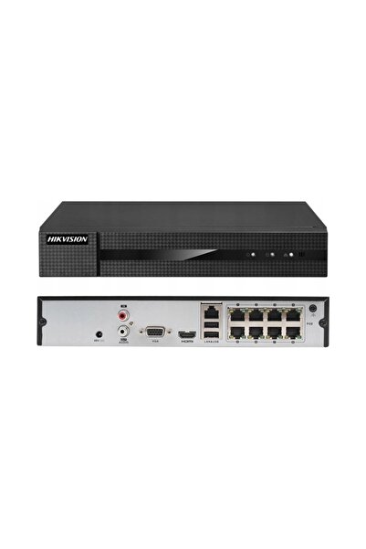 Hikvision REJESTRATOR IP SWITCH 8xPOE PENTRU CAMERE 8MPx APLICATIA HIK-CONNECT