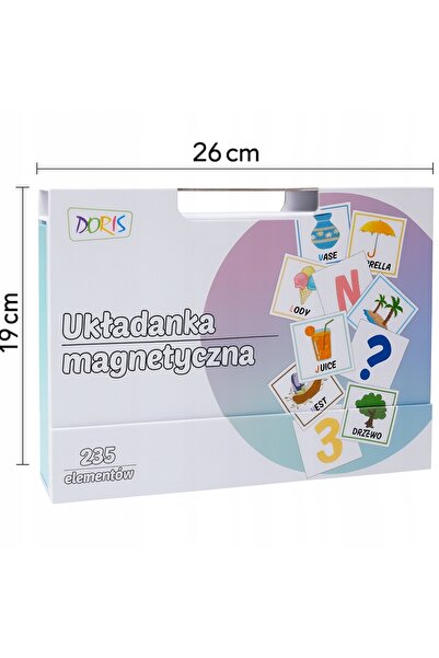 NO BRAND Tablă magnetică de puzzle, jucărie educativă pentru învățarea alfabe...