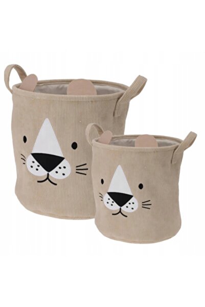 Home Styling Collection Jucării din catifea bej cu urechi, drăguțe, pachet de...