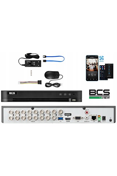 BCS Înregistrator XVR pentru camere AGD TVI CVI 16 canale BCS-V-XVR1601-Ai