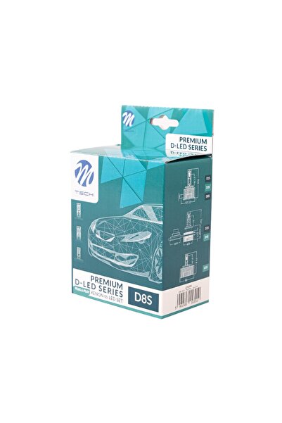 NO BRAND Becuri D8S LED Xenon 8400lm 6000K Durată lungă de viață + LED Canbus