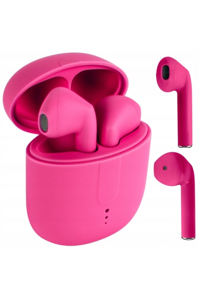 NO BRAND Căști wireless cu microfon Bluetooth ROZ Căști intraauriculare TWS R...