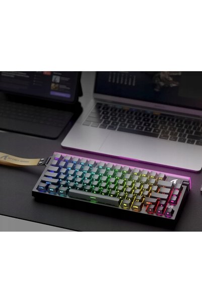 NO BRAND Attack Shark R85 HE Tastatură cu switch-uri magnetice + Curea Raptic C