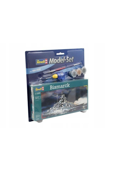 NO BRAND Model de navă Bismarck de asamblat 1/1200 |   Revell 65802