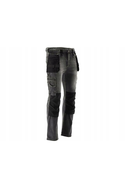 yato Blugi de lucru stretch gri oțel R.XL