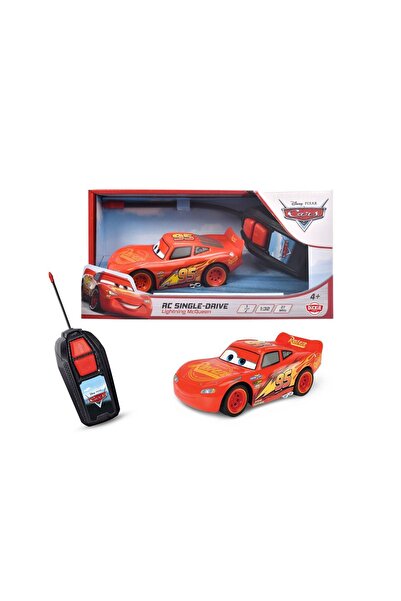 Simba Mașină RC Dickie Toys cu telecomandă, Fulger McQueen, scară 1:32