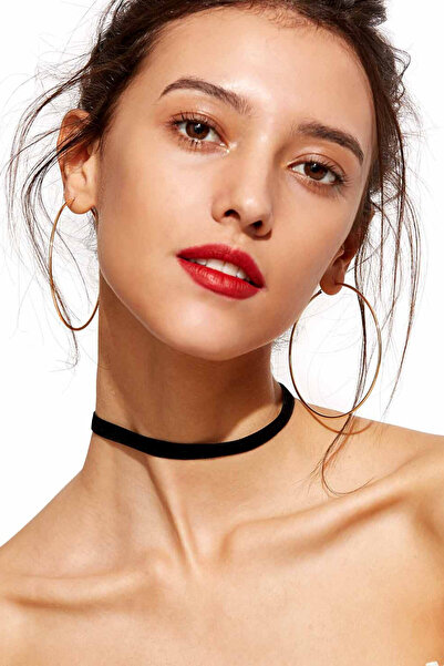 VeeShop Colier choker simplu, din panglica de catifea ingusta