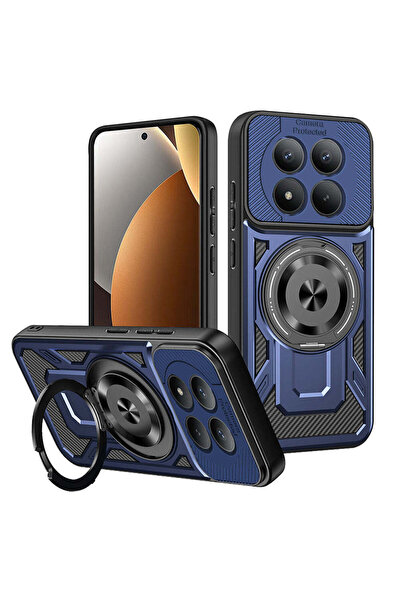Techsuit Husă pentru Xiaomi Redmi Note 15 Pro+ 5G, RuggedCam, albastru - alba...