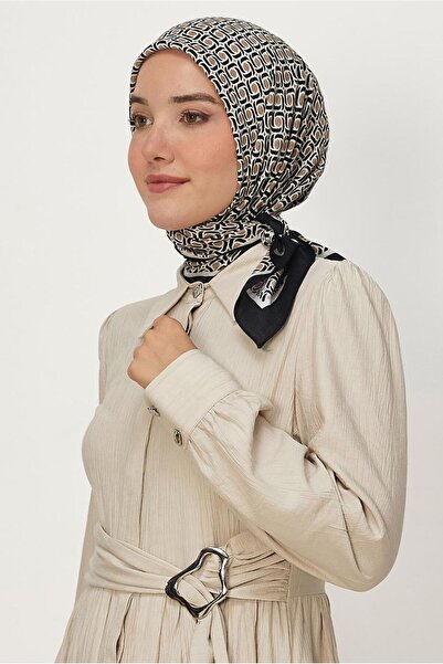 Alvina Patterned Floş Eşarp 8655