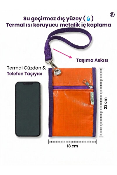 Nuggita Thermal Insulated Waterproof Pilsa Beach Phone Bag - Orange (Purple D...