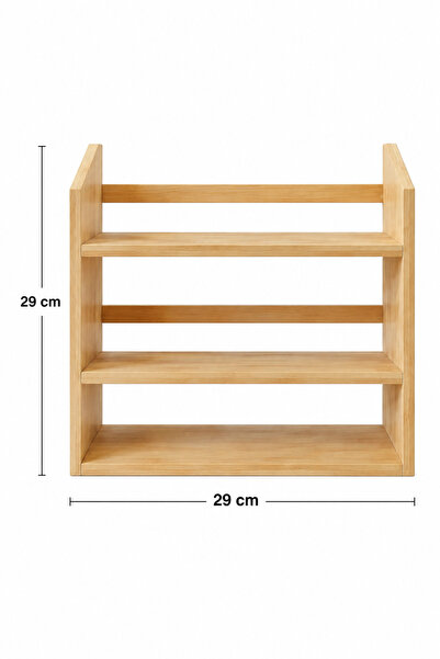 Fhilli Dora – 9'lu Bambu Standlı Cam Baharatlık Seti