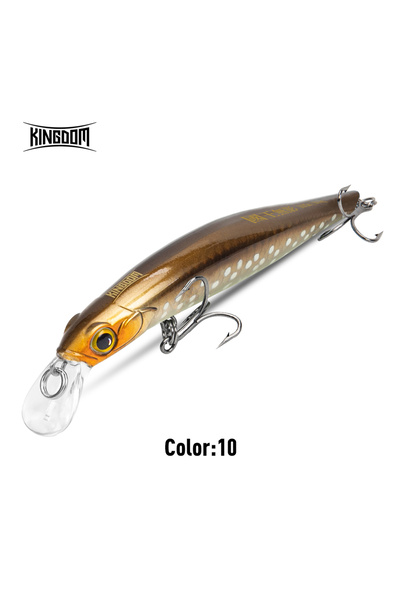 Choice38 KINGDOM 105mm 18.6g 9506-10 Kingdom Sinking Minnow Fishing Lures 60m...