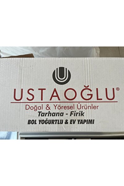 USTAOĞLU Doğal, Ev Yapımı ve Bol Yoğurtlu Maraş Sıkma Çorbalık Tarhanası (5 Kg)