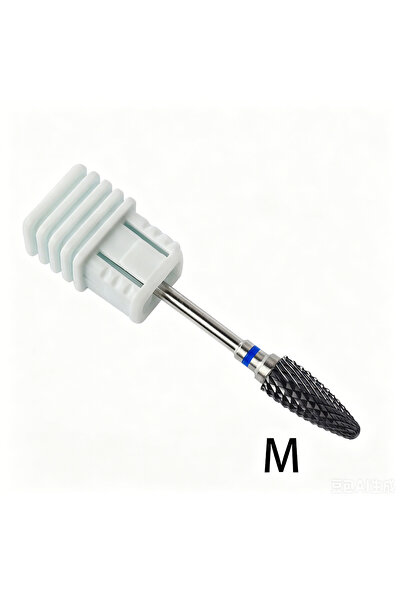 Choice M 1or5pcs Black Nail Drill Bits DIY Professional Nail Cleaning Polishi...