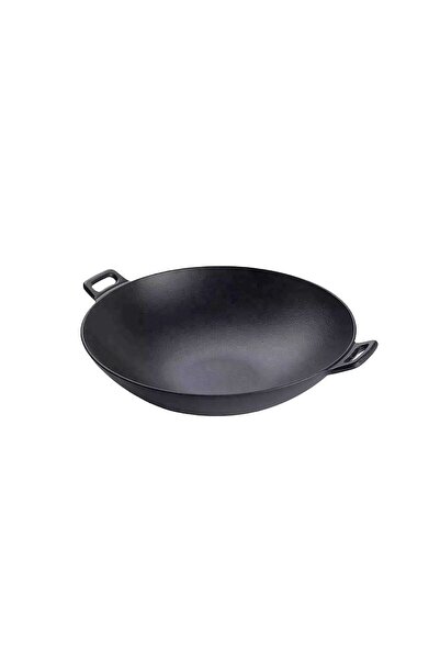 Perfect Home Wok din fontă, dimensiune mare, 50 cm