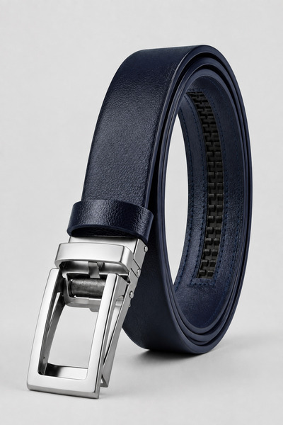 Pino44 Genuine Buffalo Leather Men's Belt with Automatic Buckle and No Holes ...