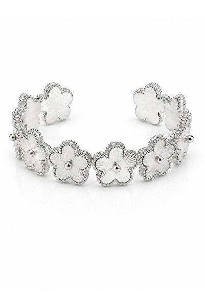 BELLA CİAO Silver-Tone Cuff Bracelet – Design 44