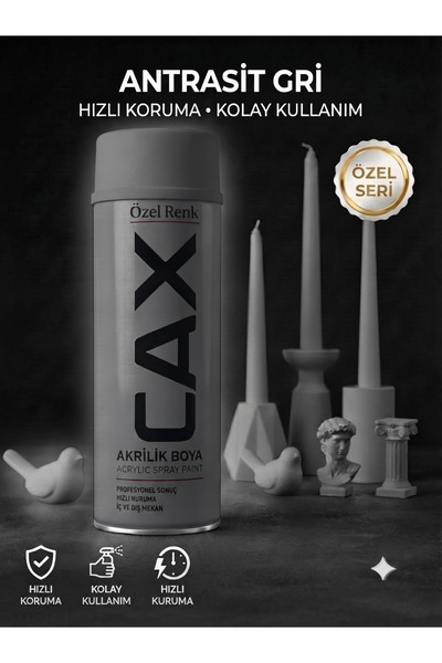 caxcolors Akrilik Sprey Boya 400 ml Mobilya Hobi Boyası