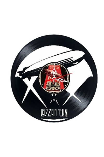 Led Zeppelin Διακοσμητικό ρολόι τοίχου από δίσκο βινυλίου, Μοντέλο, Αερόπλοιο...