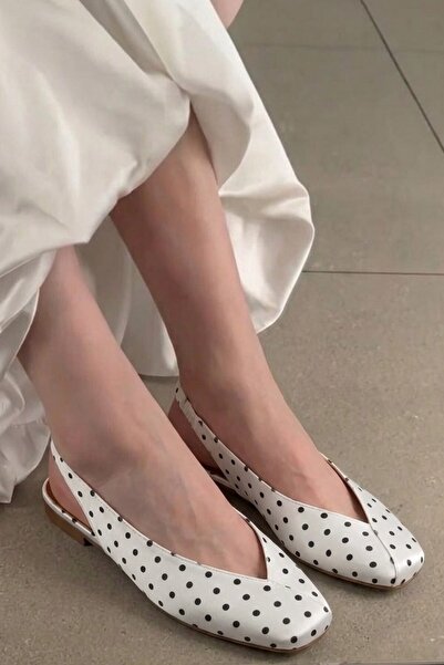 İX Siena Kadın Kare Burun Babet Slingback