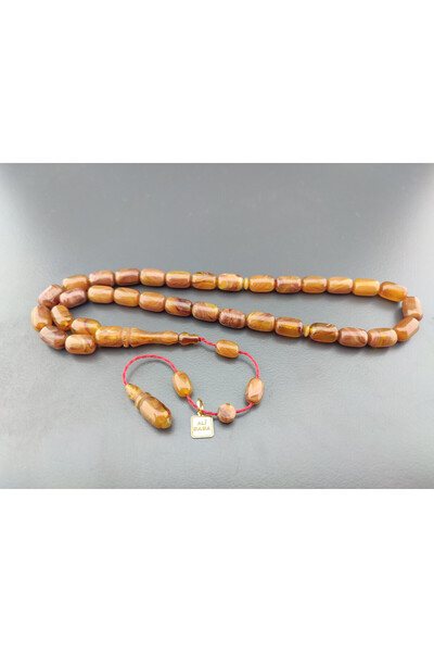 İskeçe Tesbih Ali Baba Masterpiece Colorful Amber, the Peak of Color, 2 Layer...