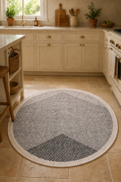 DECOVİST HOME Makinede yıkanabilir kaymaz taban leke tutmaz dijital mutfak ha...