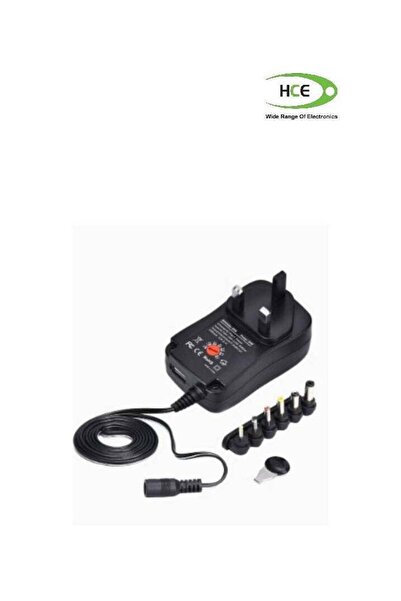 Generic HCE Universal AC And DC Adapter With Tip Black