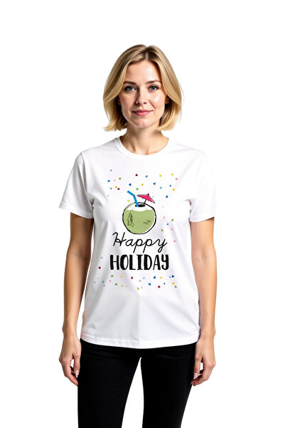 PayBuy Happy Holidays Printed Women's T-Shirt